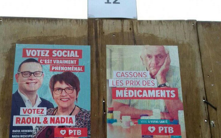 Affichage électoral à Verviers : le PTB dénonce une atteinte à la démocratie qui pénalise les plus petits partis